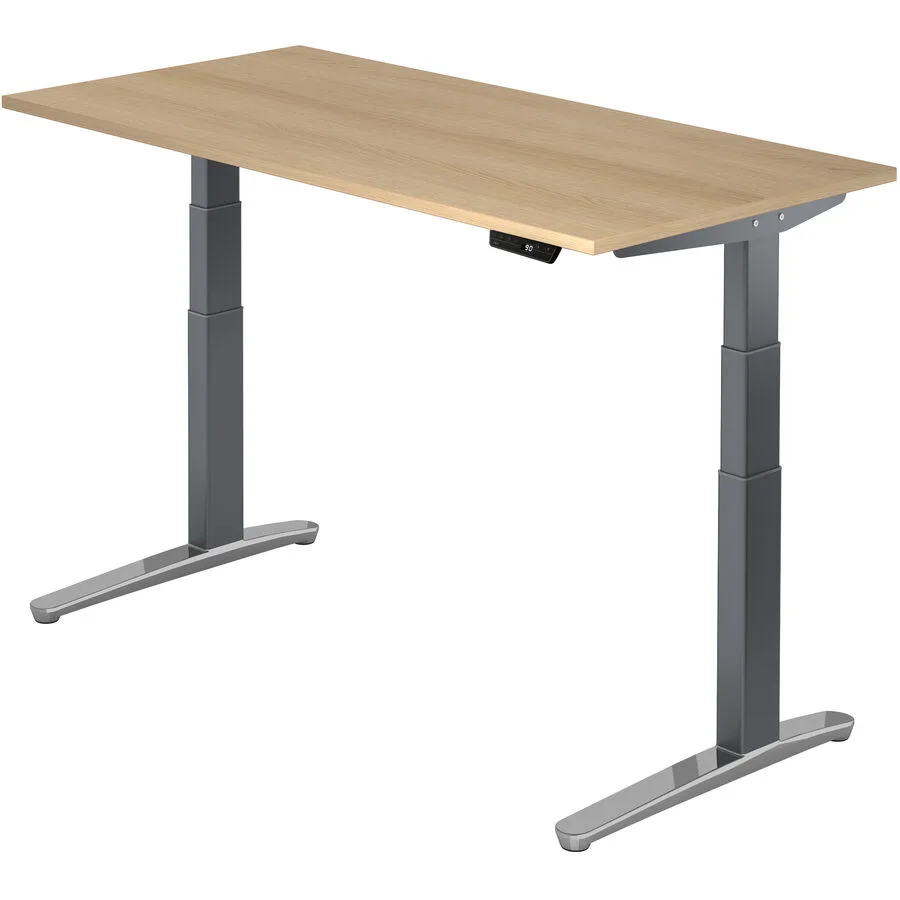 Schreibtisch Office Eiche Dekor Holzwerkstoff B 160 T 80 cm