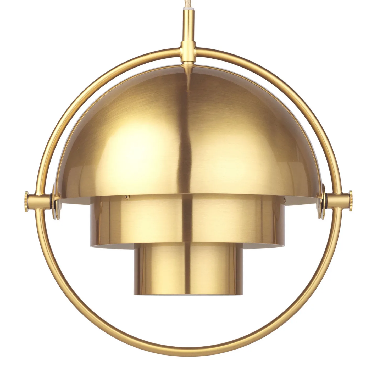 Multi-Lite Pendelleuchte S All Brass - GUBI - Wohnzimmer - Design - Metall - Einflammig
