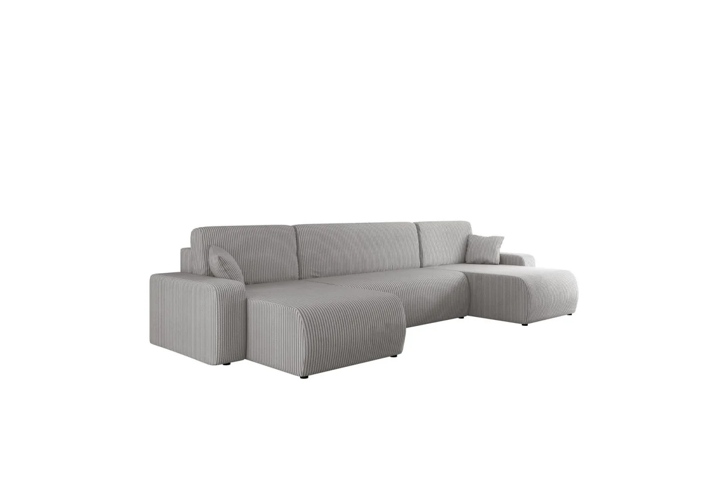 Barile Soffa Dubbeldivan 4-sits - Ljusgrå