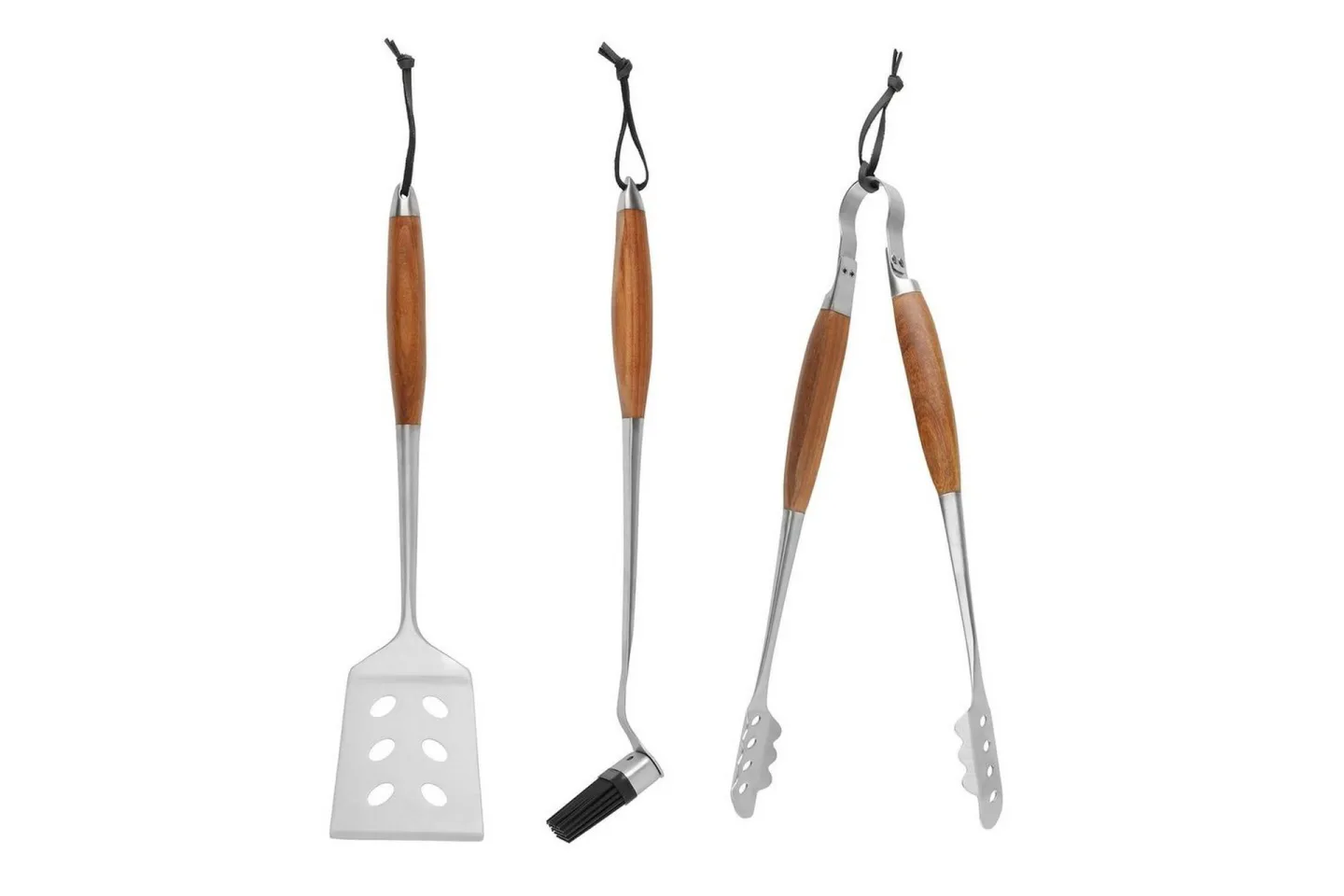 Grillset Mustang 3 Delar - Brun||Silver
