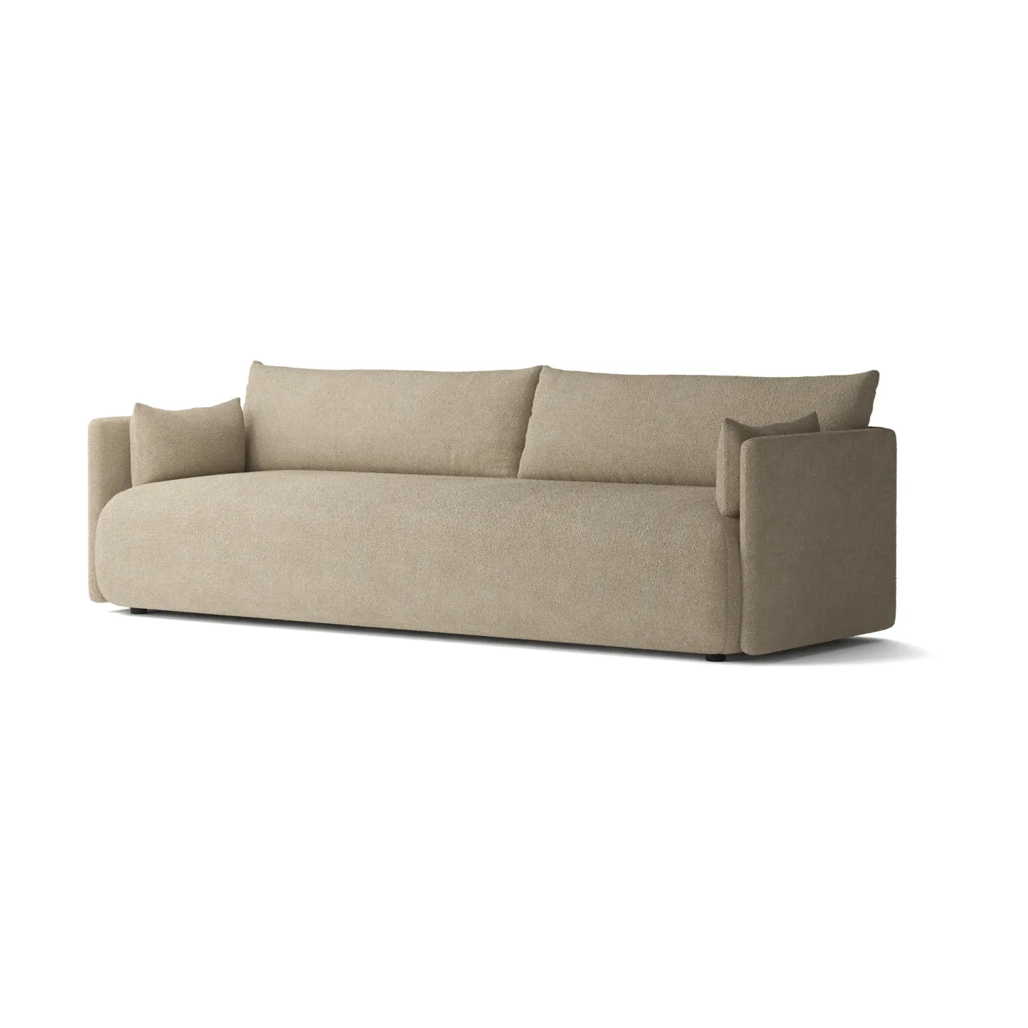 Audo Copenhagen Offset soffa 3-sits Audo Bouclé 02 Beige