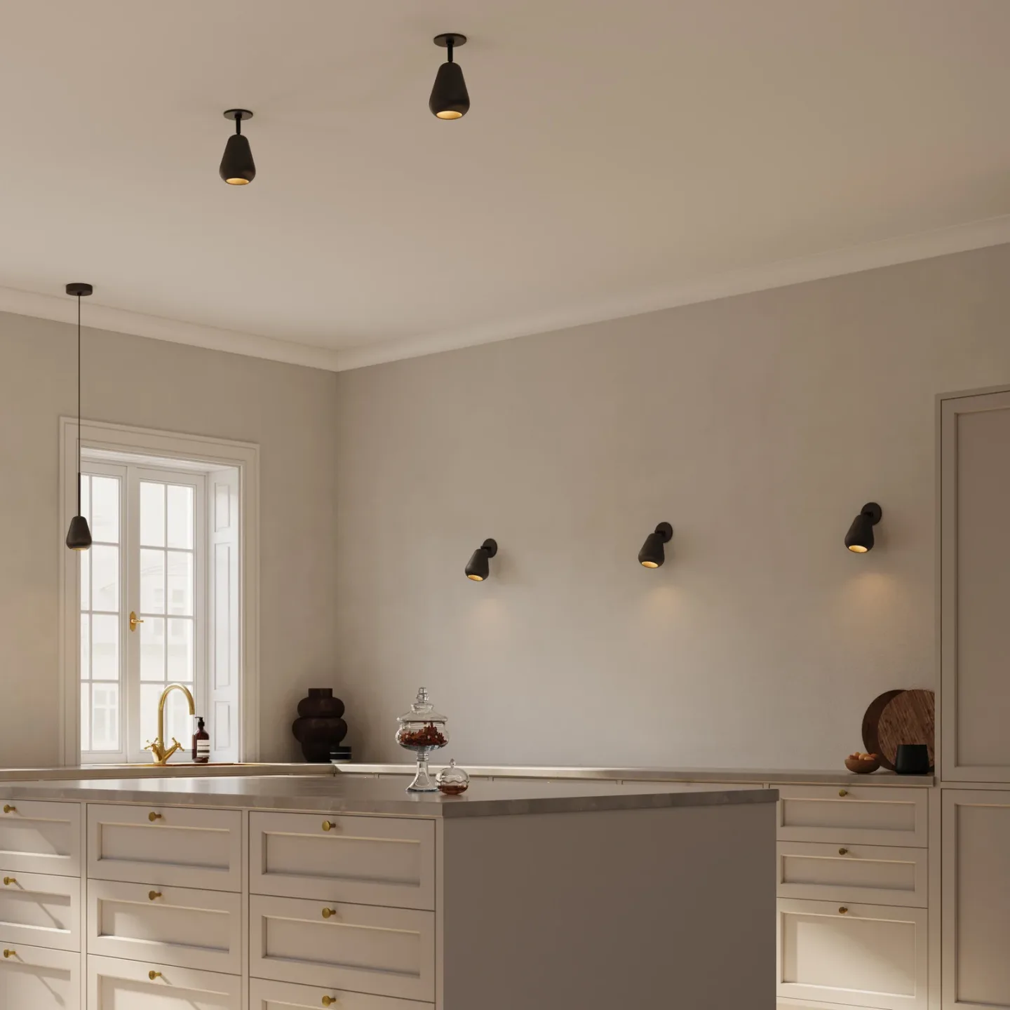 Anoli Spot Recessed indbygningsspot, sort, Ø 10 cm - Nuura Nuura Aps - Stue - Skandinavisk - Metal - Rund