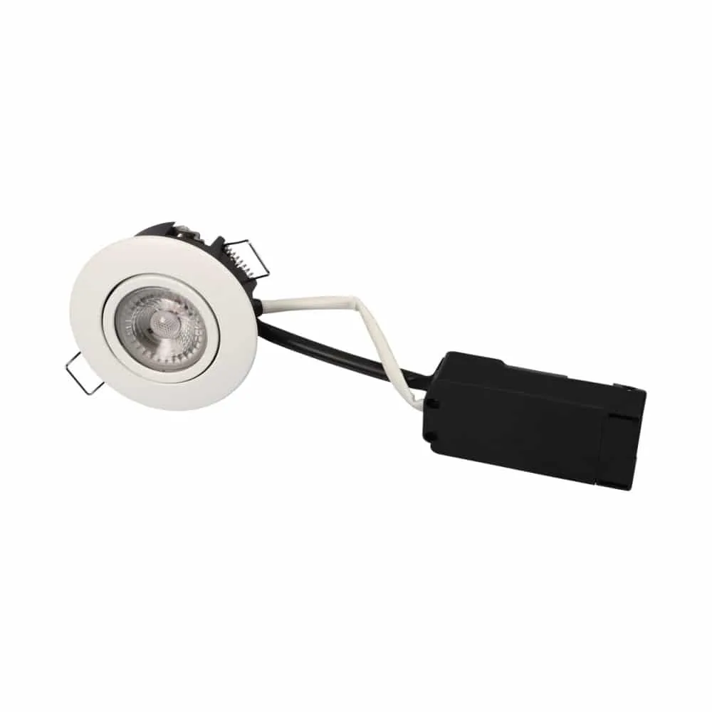 Luna Spot Låg profil IP44 Dim 927 Matt vit