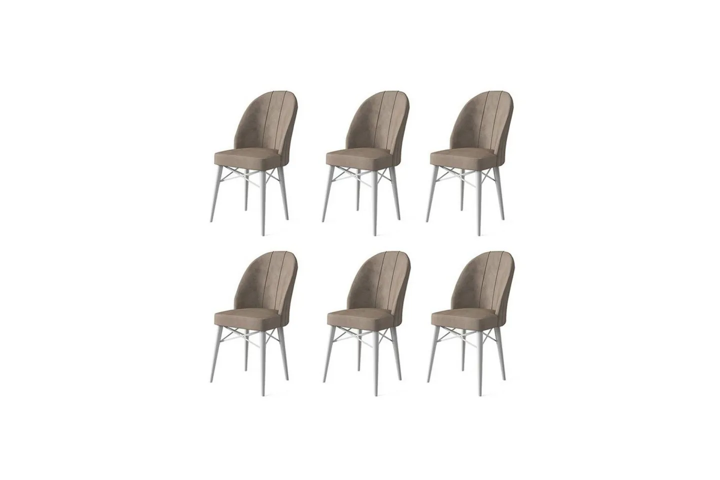 Matstol Ritim Cappuccino / vit - Cappuccino / vit