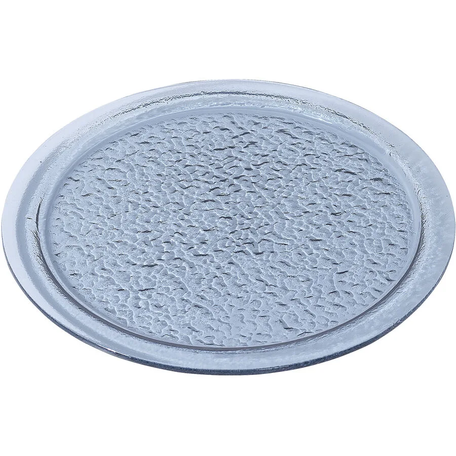 Teller flach Samira rauchgrau Glas D 33 cm 1 Stk