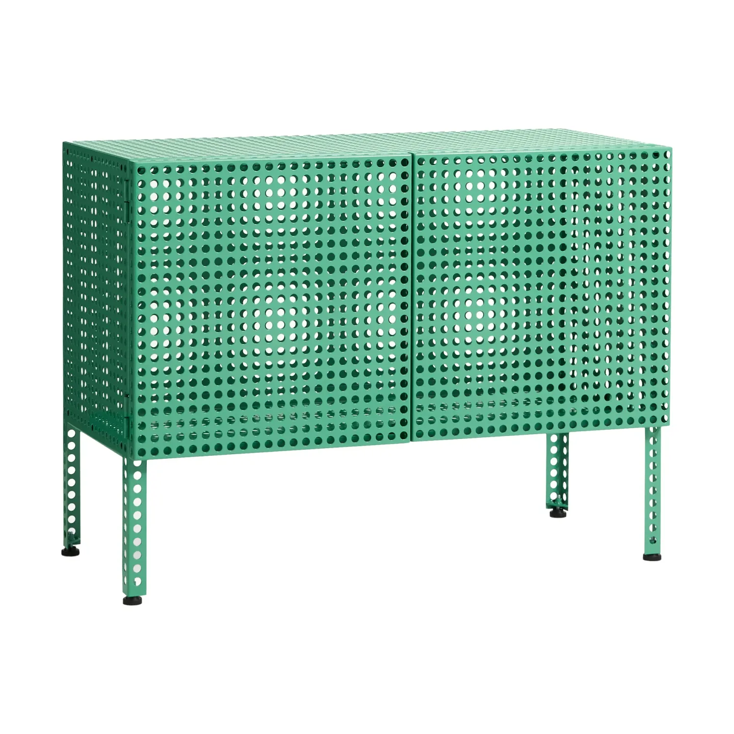 HAY Perforated Cabinet Schrank small Soft jade
