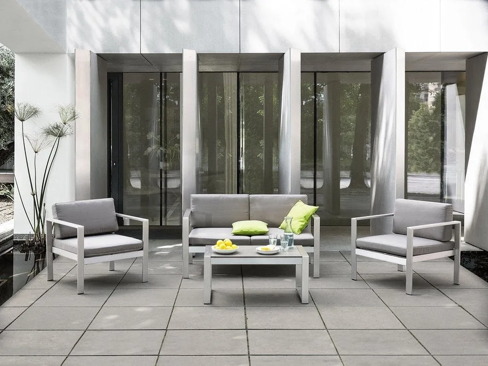Tirrena Loungegrupp Utomhus 90 cm - Grå