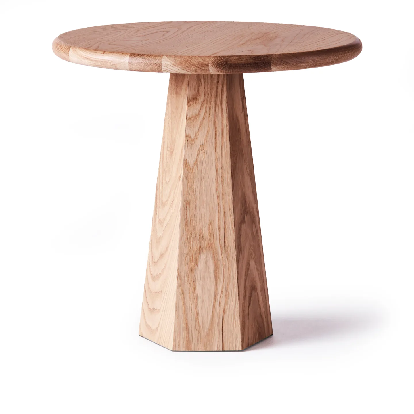 Dusty Deco - Hexagon Side Table, Oak - Sidobord - Edin & Lina Kjellvertz - Träfärgad