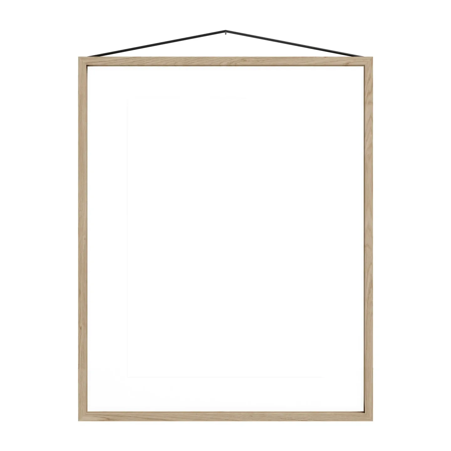 MOEBE Moebe Rahmen aus Eiche 40 x 50 cm Transparent, Wood, Black