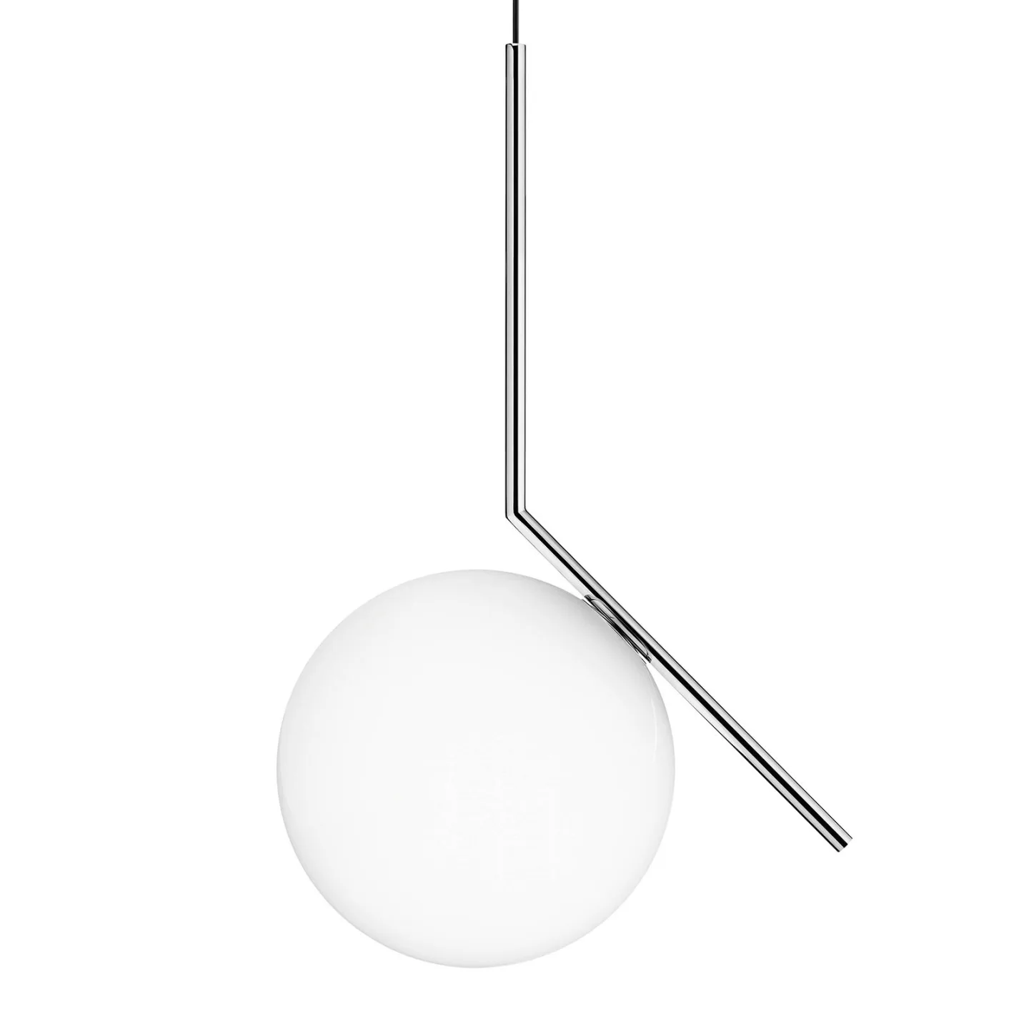 IC S2 Pendelleuchte Chrom - Flos - Wohnzimmer - Design - Glas - Kugel