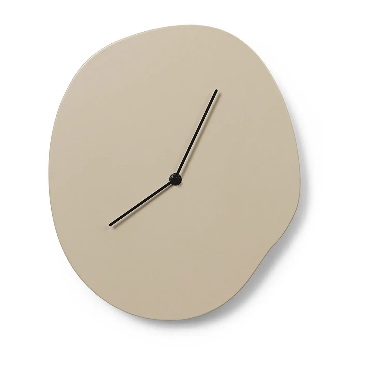 Ferm Living Melt Wanduhr 28 x 33cm Cashmere