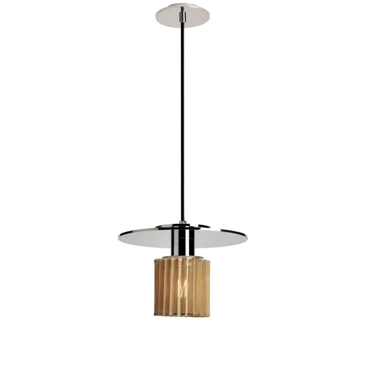In The Sun 270 Pendelleuchte Silber/Gold - DCW - Wohnzimmer - Aluminium