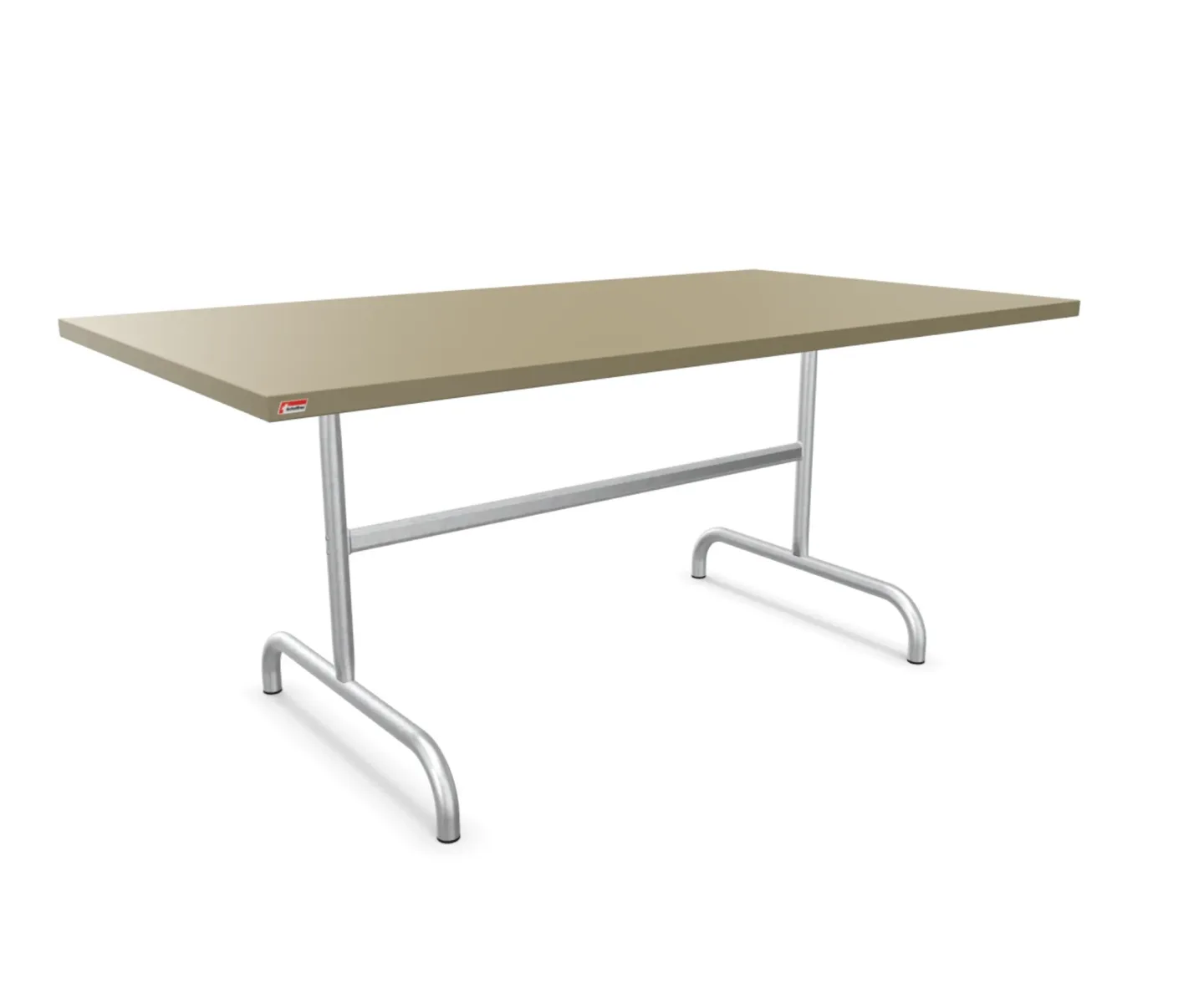 Schaffner Metall-Tisch Säntis Feuerverzinkt Beige | Schubiger Möbel