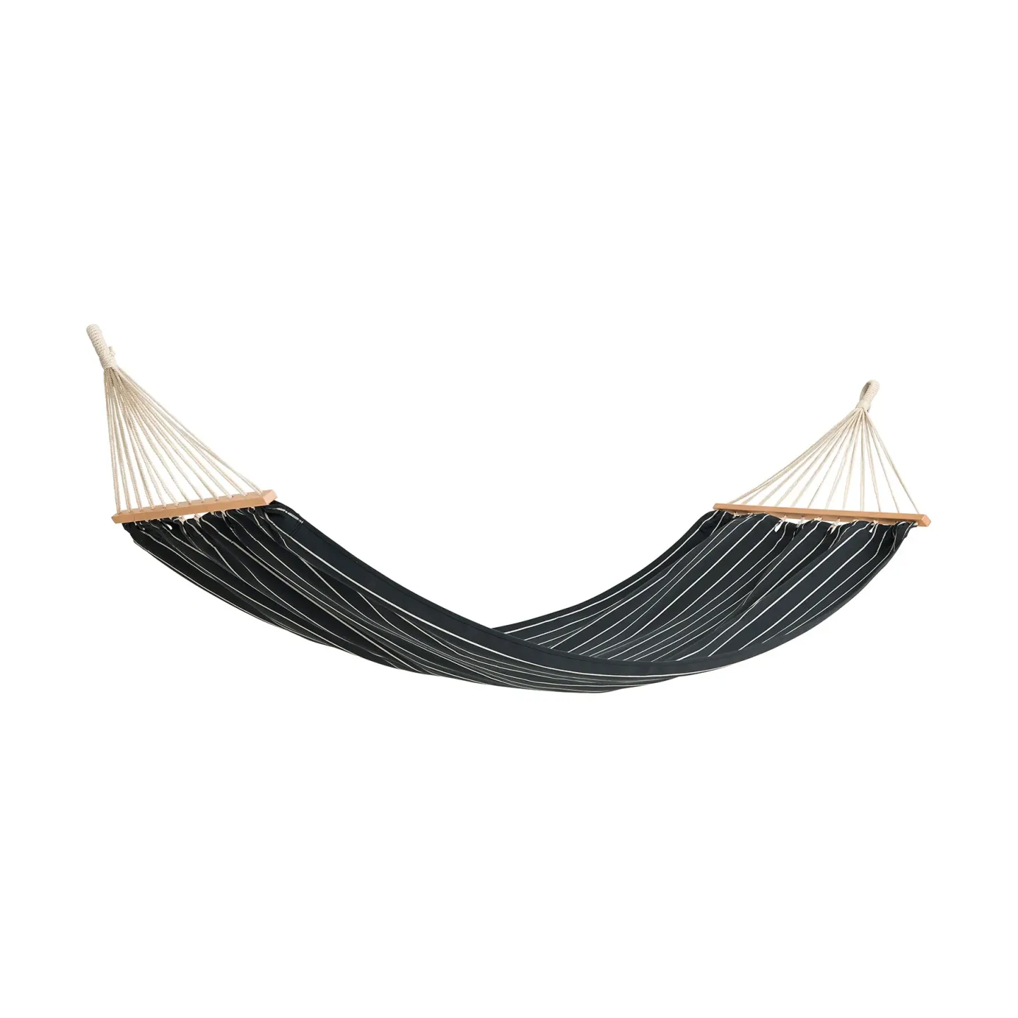 HAY Outdoor Market Hängematte Black-beige, 210x100 cm
