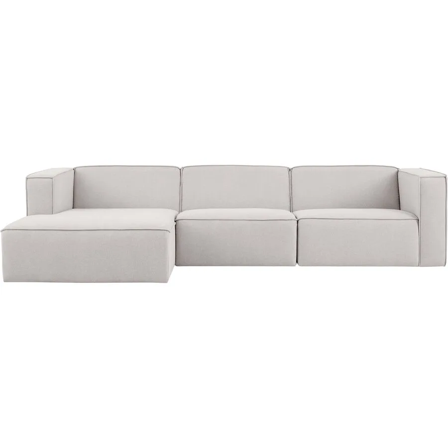 Ecksofa Melon Links Polyester Sand B 312 T 154 cm - Möbel Konfigurator: Traummöbel individuell zusammenstellen