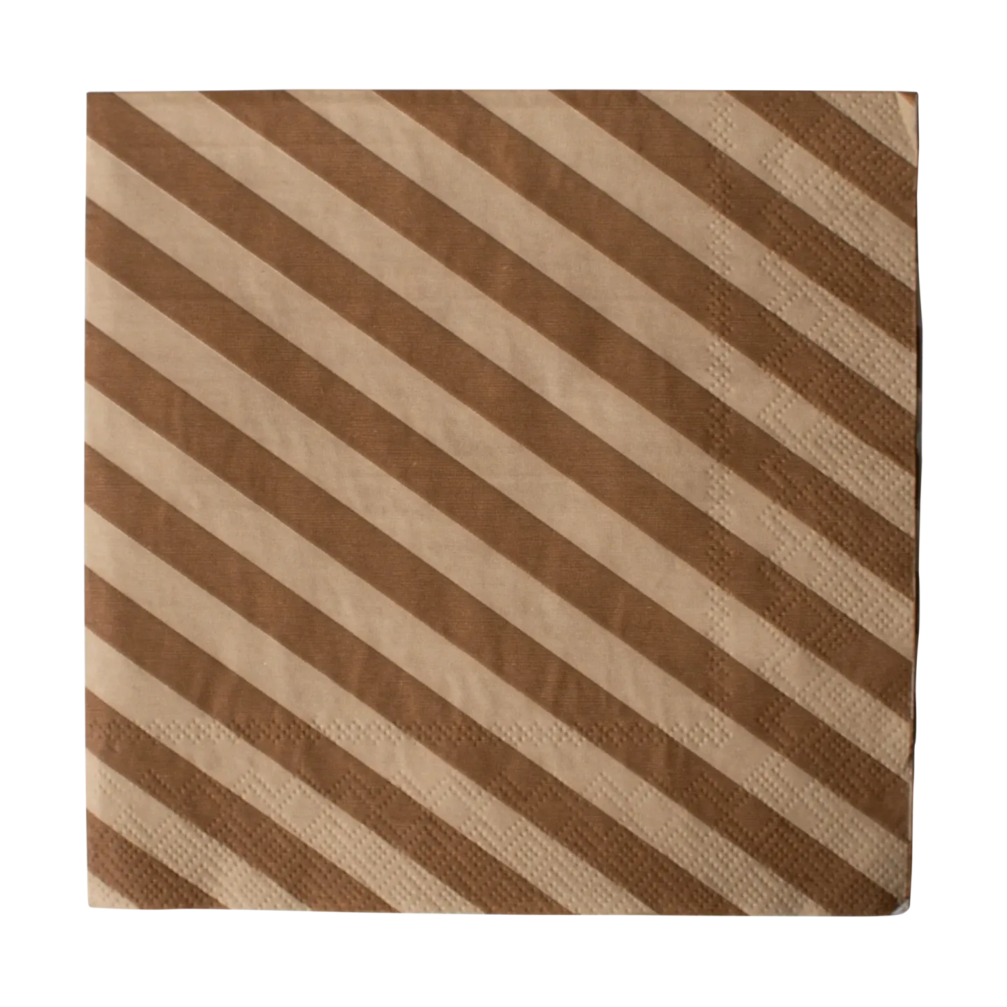 DBKD Stripe Papierserviette 33x33 cm 20er Pack Nougat