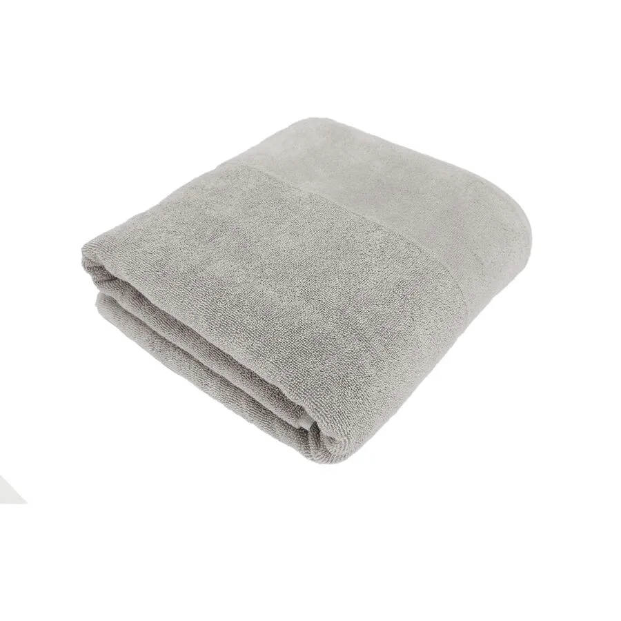 Living Home Badetuch Softfeel Silver Baumwolle