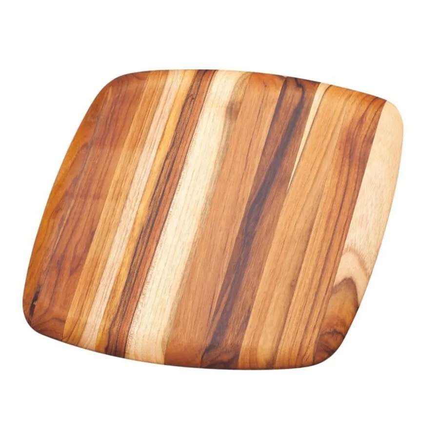 TEAKHAUS Schneidebrett Teak Haus teak Teakholz massiv B 40.5 cm T 40.5 cm