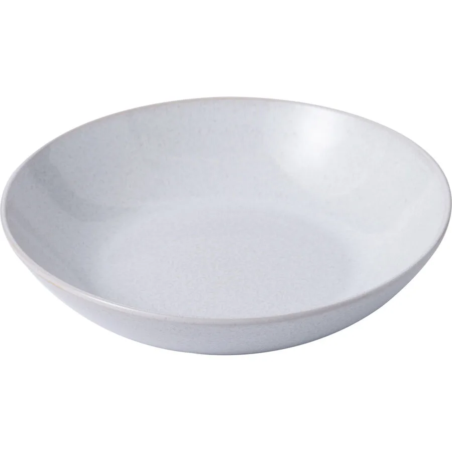 Teller tief Lorraine creme Stoneware D 20.3 cm - Farbe: Weiss