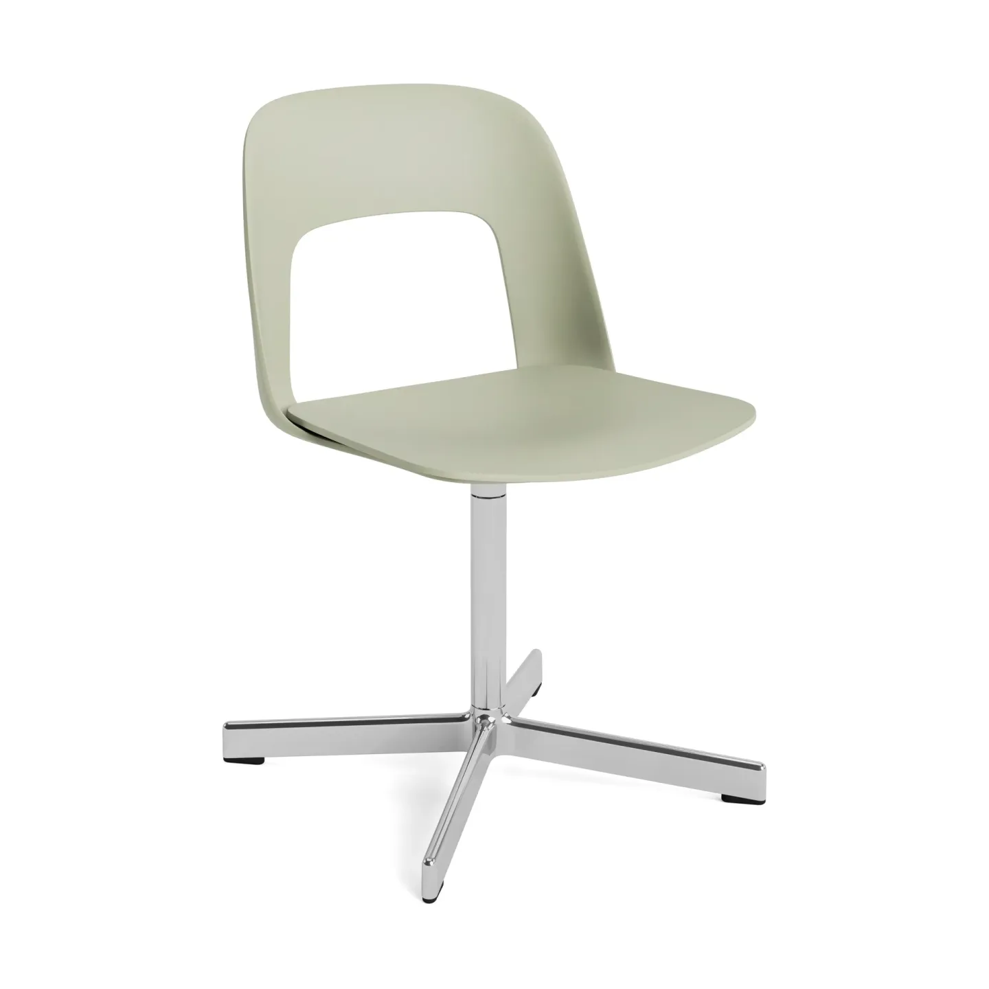 HAY Layout Chair 131 Stuhl Pastel green-polerad aluminium