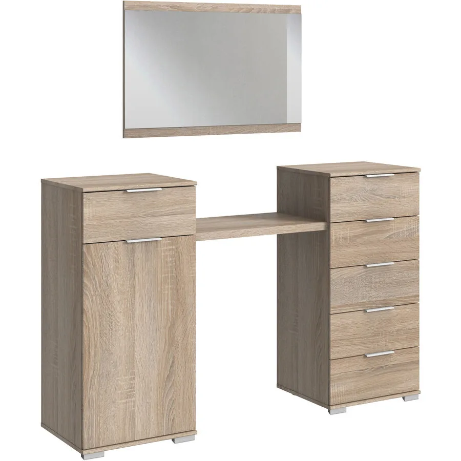 Kommode Peyton A Eiche sägerau Holzwerkstoff B 165 H 102 cm