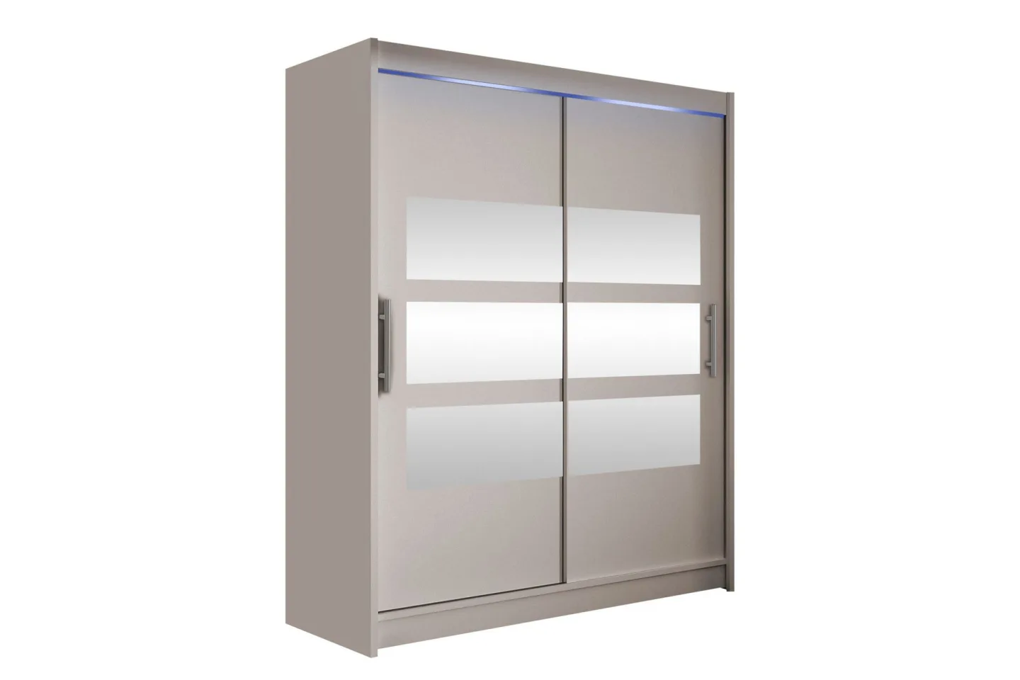 Bay Garderob m. Spegel 150x200 cm - Beige