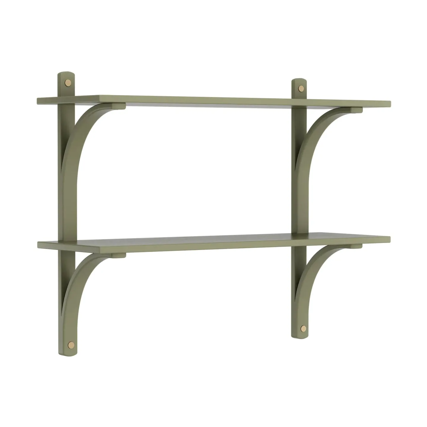 Swedese Levi Regal Moosgrün, Messing, 2‑teilig, 90 cm