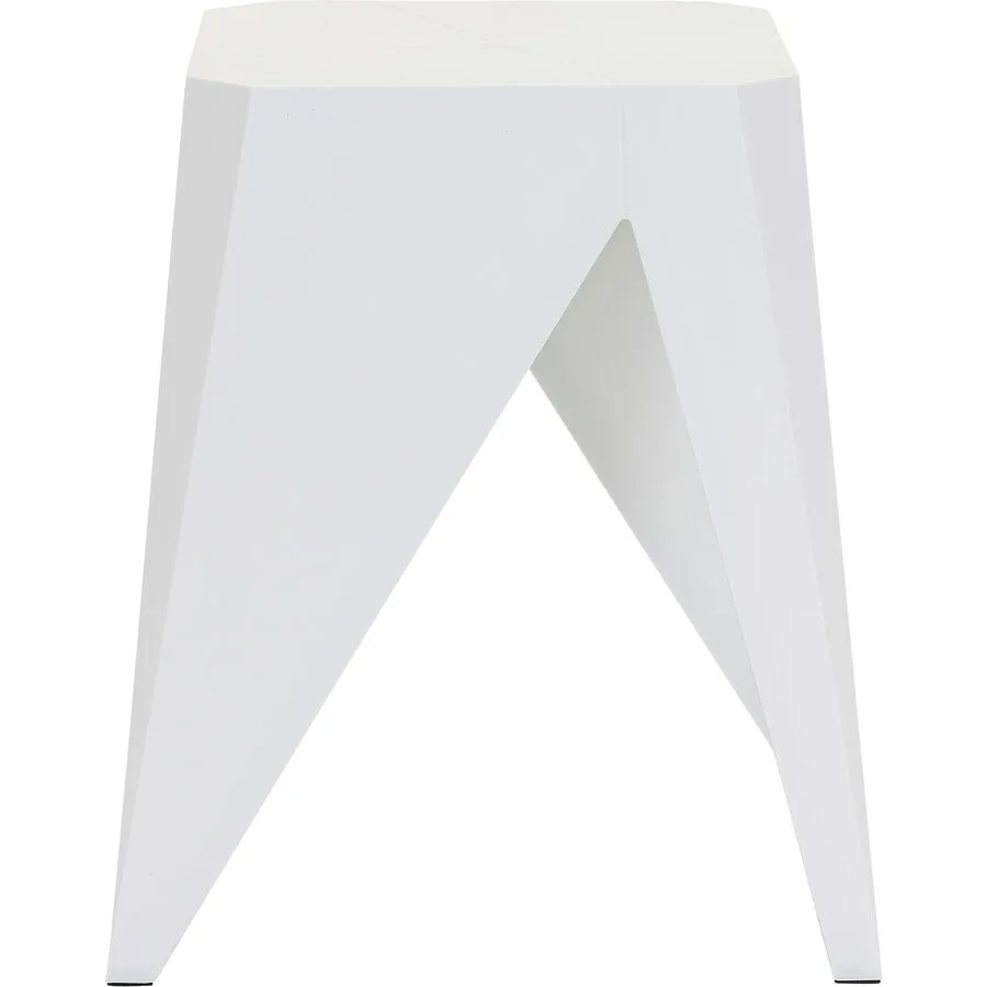 Hocker Sharma weiss Polypropylen B 38 cm H 45.5 cm