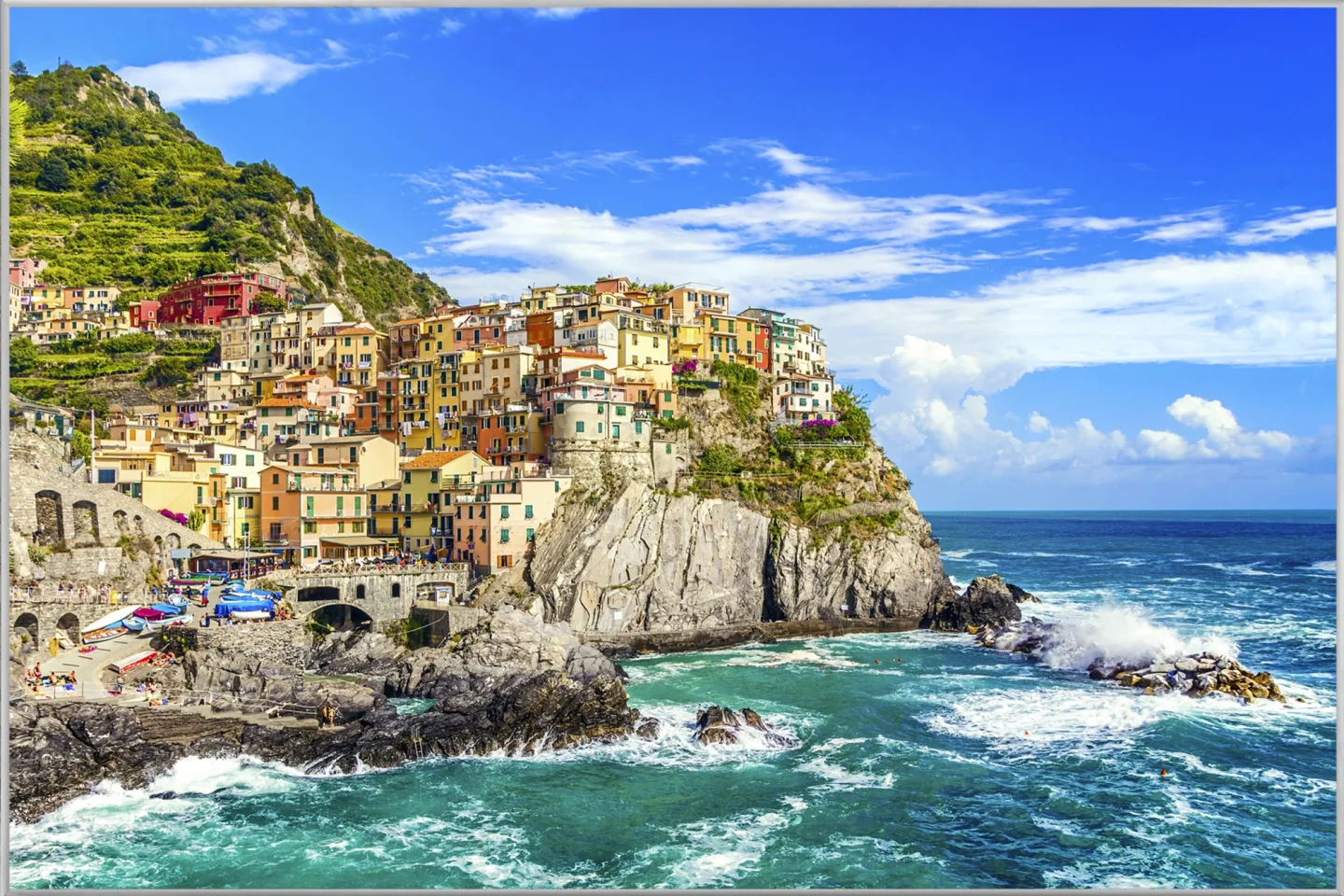 image LAND Bild mit Rahmen Manarola, Riviera 1 | Schubiger Möbel