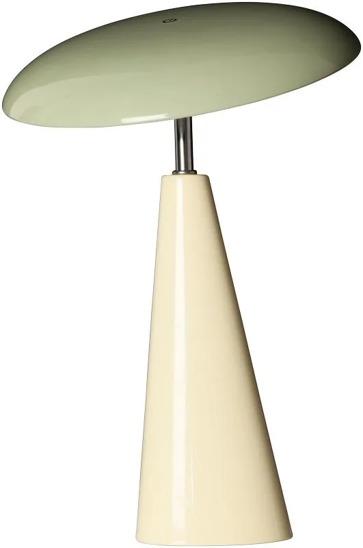 Eja - Audrey 33cm - Portabel lampa - Beige/ljusgrön