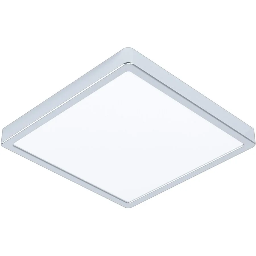 Eglo Deckenlampe Fueva 5 Weiss/Grau Stahl/Kunststoff 28.5 cm 3 cm - Farbe: weiss/chrom - LED - Lichtfarbe: Warmweiss - Material: Kunststoff/Stahl -