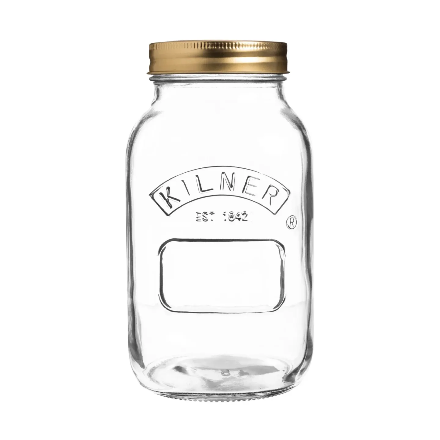 Kilner Kilner Konservenglas rund Klar-Gold, 1 l