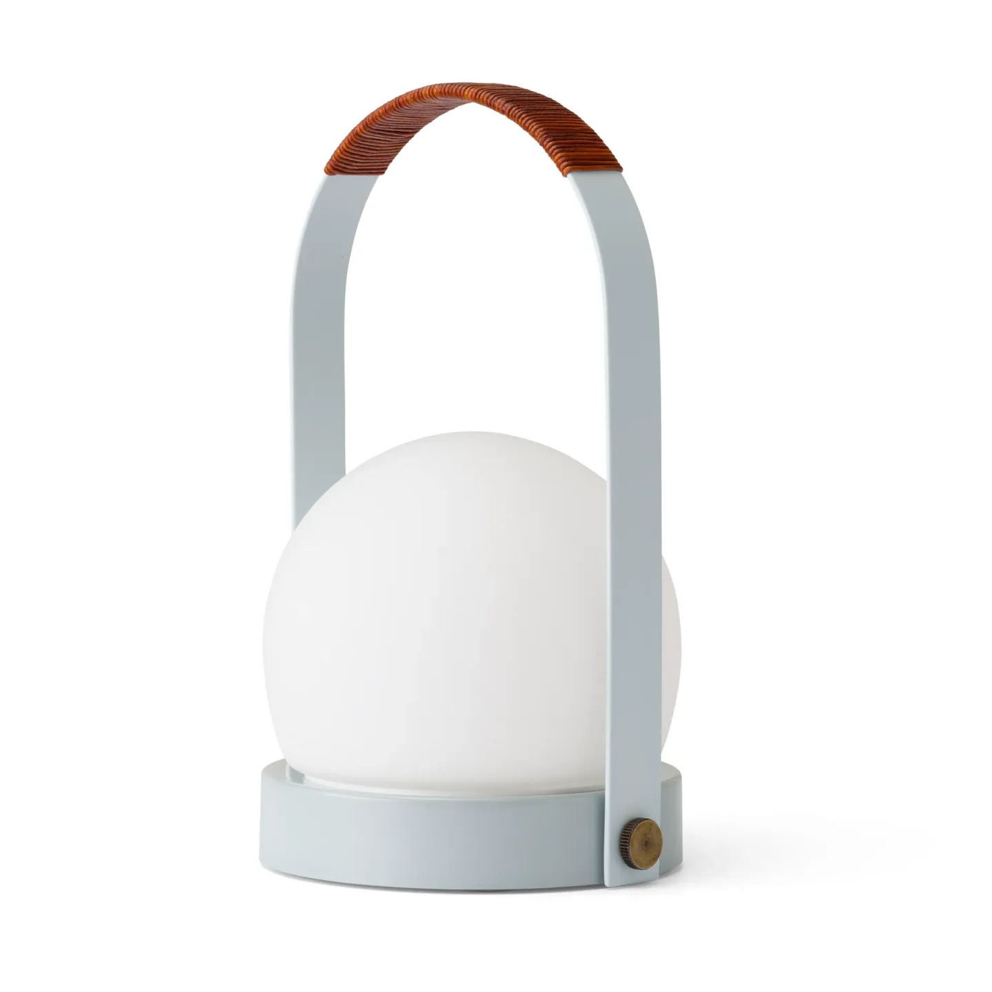 Audo Copenhagen Carrie Tragbare Tischleuchte Linen blue