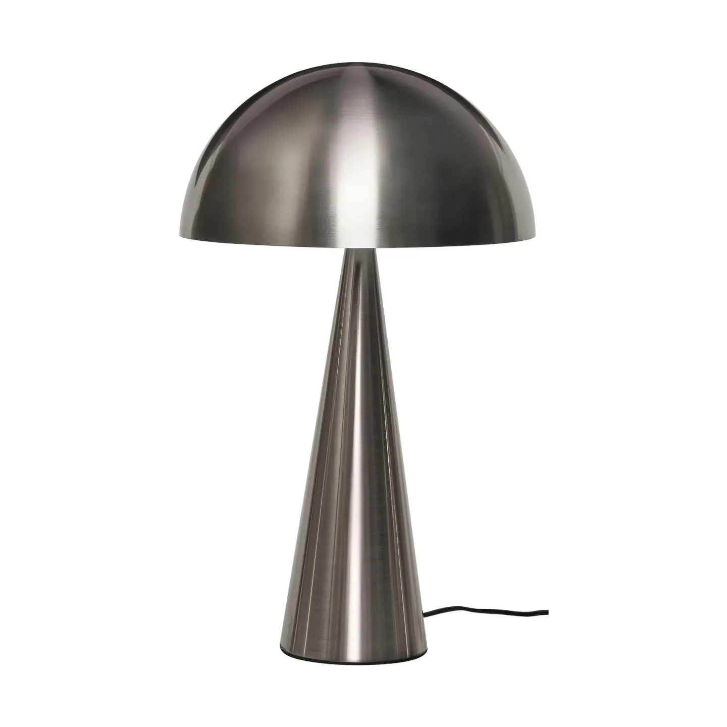 Hübsch Mush Tischleuchte Nickel, tall 50 cm
