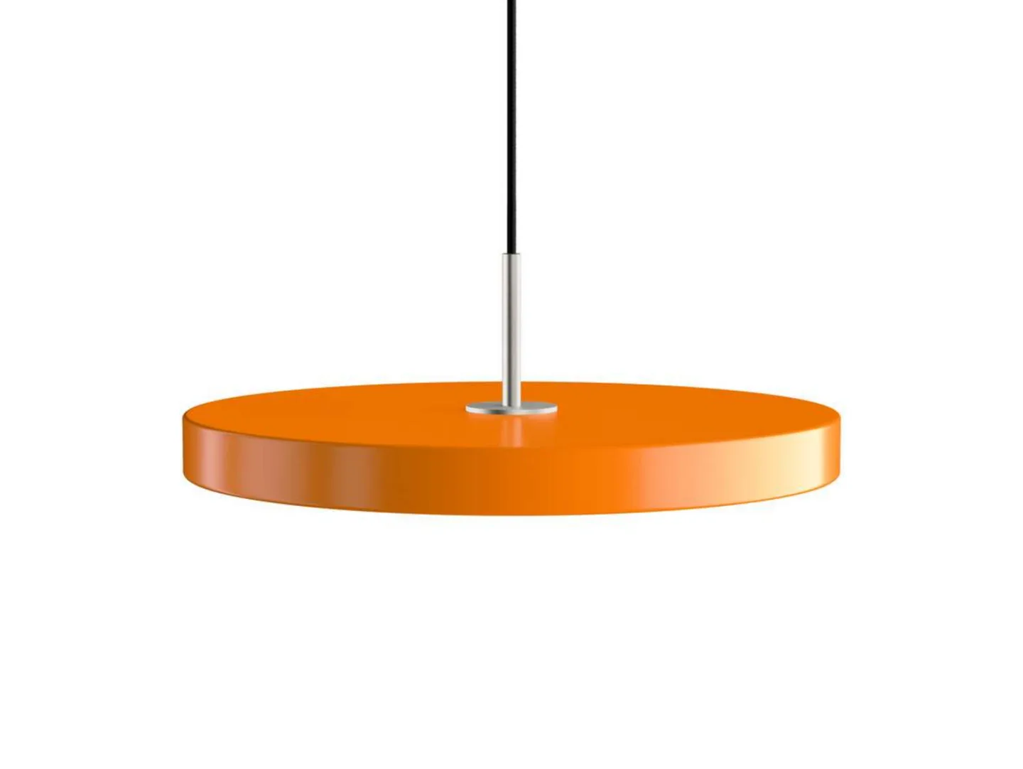 Asteria Pendelleuchte Medium Orange/Steel Top - UMAGE - Wohnzimmer - Metall