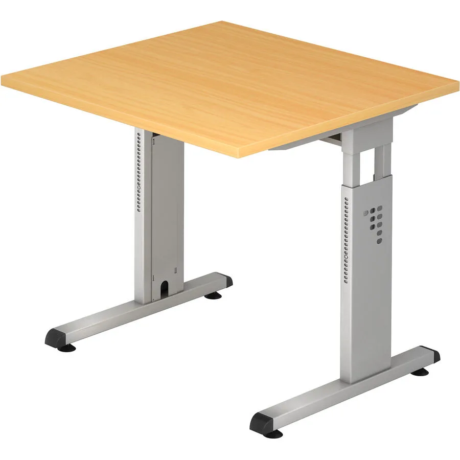 Schreibtisch Office buche Holzwerkstoff B 80 T 80 cm