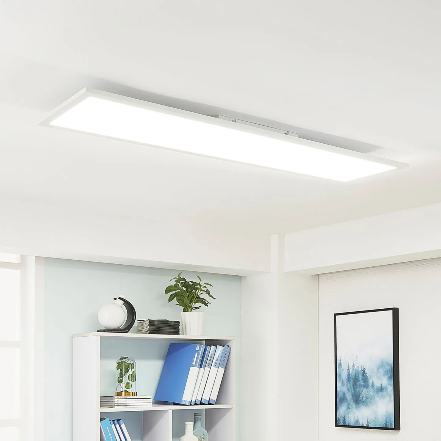 Lysander Loftlampe 55W White - Arcchio - Kontor / arbejdsværelse - Moderne - Aluminium - Kantet
