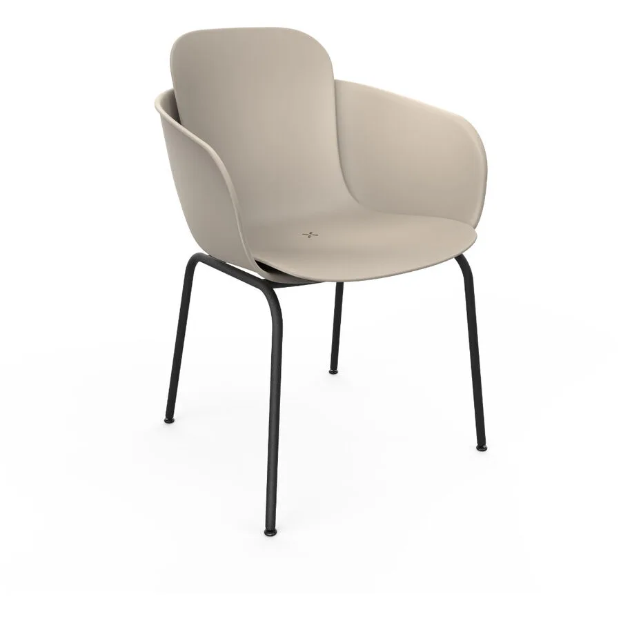 SACKit Gartensessel Patio no.One taupe Polypropylen Recycelter Kunststoff mit zugesetztem UV-Stabilisator T 58 cm