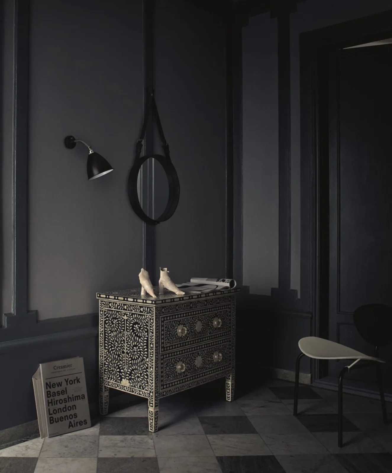 Bestlite BL7 Wandleuchte Ø16 Chrom/Porzellan - GUBI - Wohnzimmer - Design - Einflammig