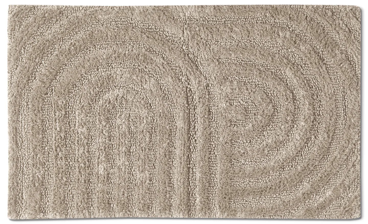 Baderomsmatte - Embla (beige) (Størrelse: 50 x 80 cm)