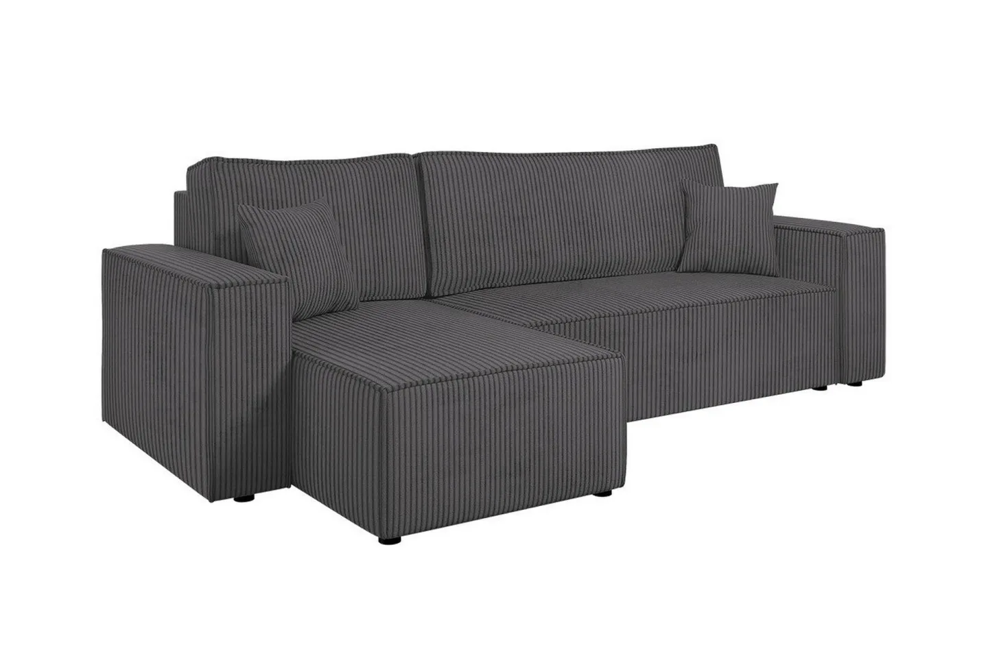 Magston 3-sits Hörnbäddsoffa - Grå