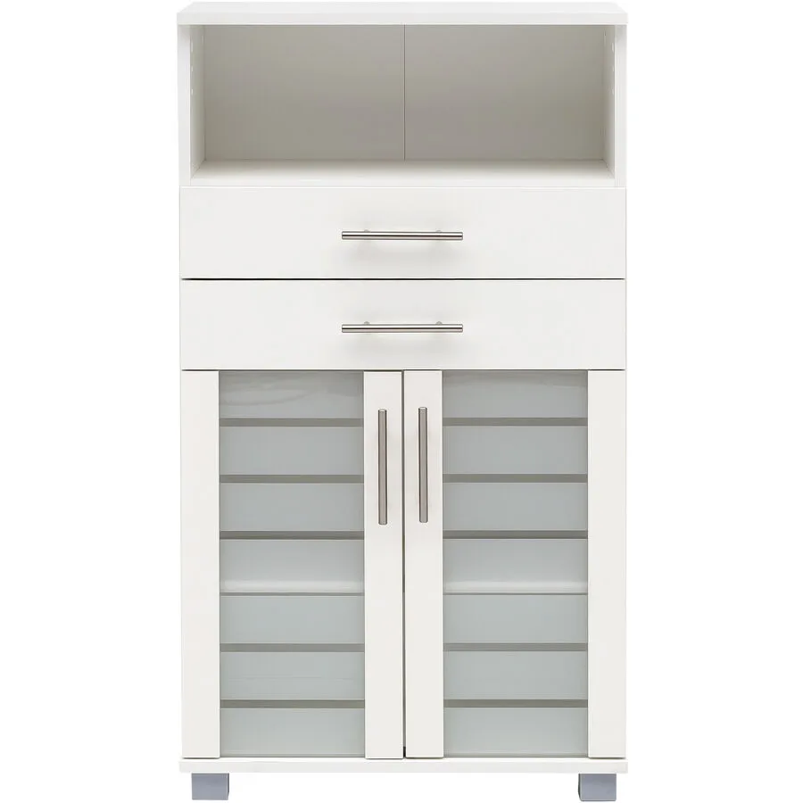 Highboard Nikom Weiss Holzwerkstoff 59.8 cm 110.5 cm