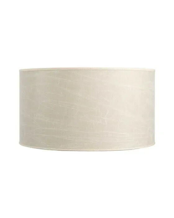 Cylinder lampskærm leather cream