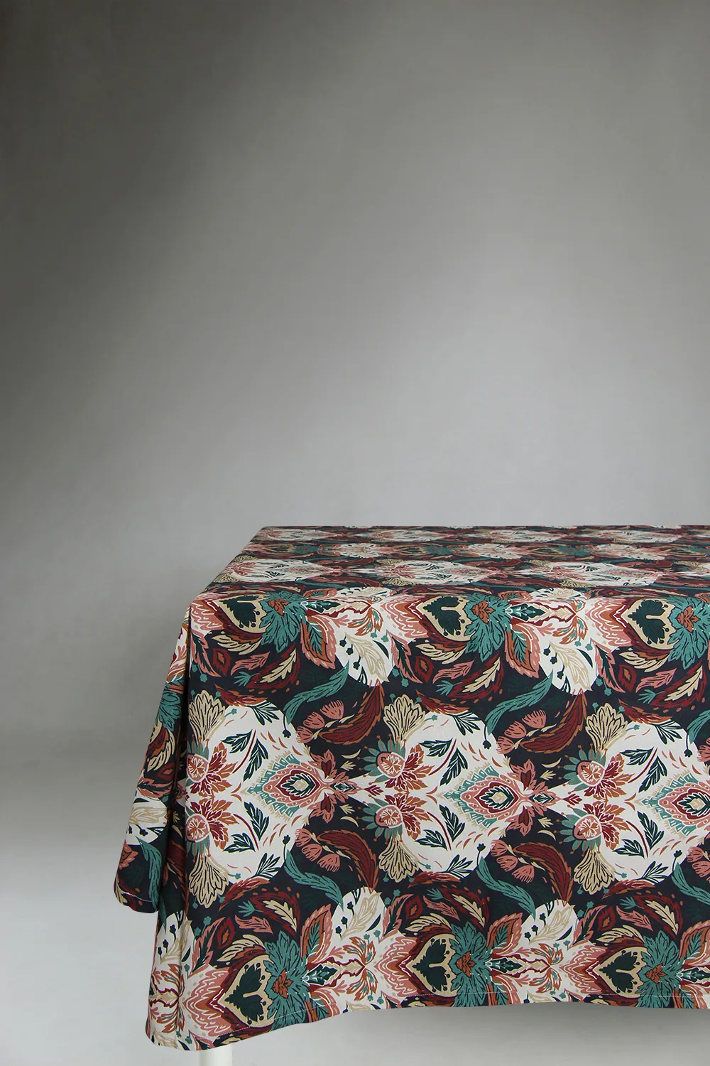 Dukar - Bomullsduk Paula (blå/multi) (Størrelse: 140 x 250 cm)
