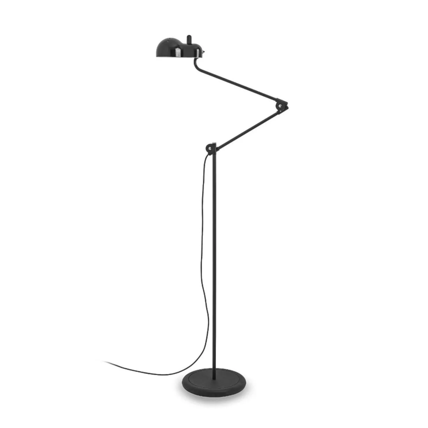 Topo LED-Stehleuchte, schwarz, Höhe 140 cm - Stilnovo - Wohnzimmer - Design - Metall - Einflammig