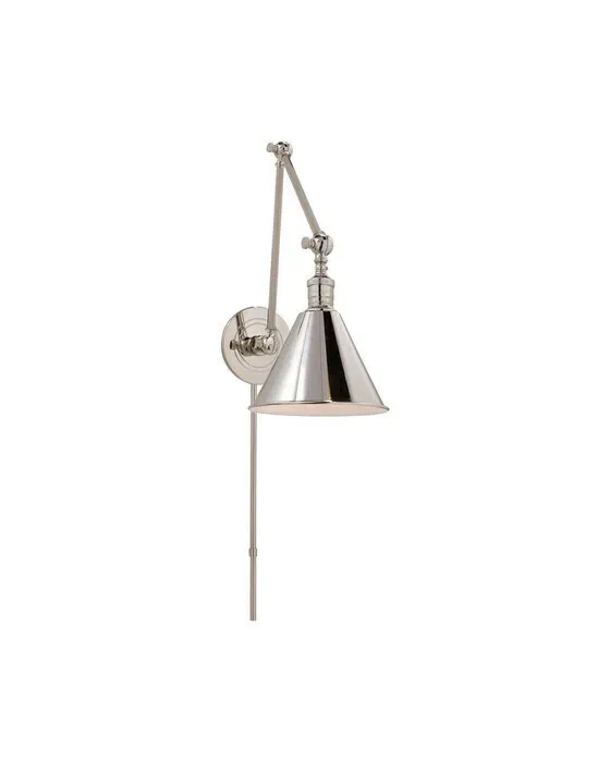Double Boston Functional Library Light Polished Nickel