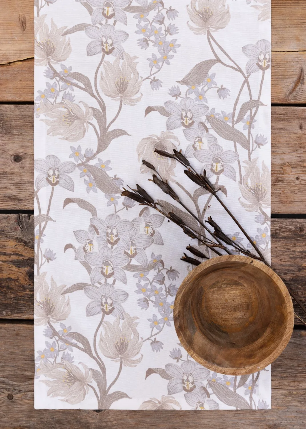 Løpere - Florina (beige) (Størrelse: 40 x 140 cm)