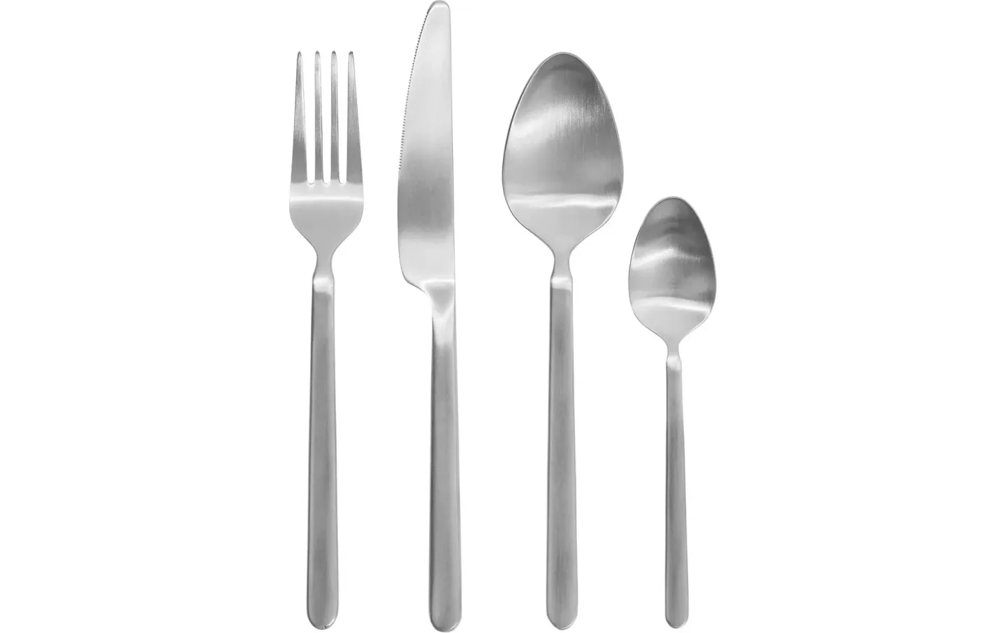 Alltron Besteck-Set Stella, 16 Stück Grau | Schubiger Möbel