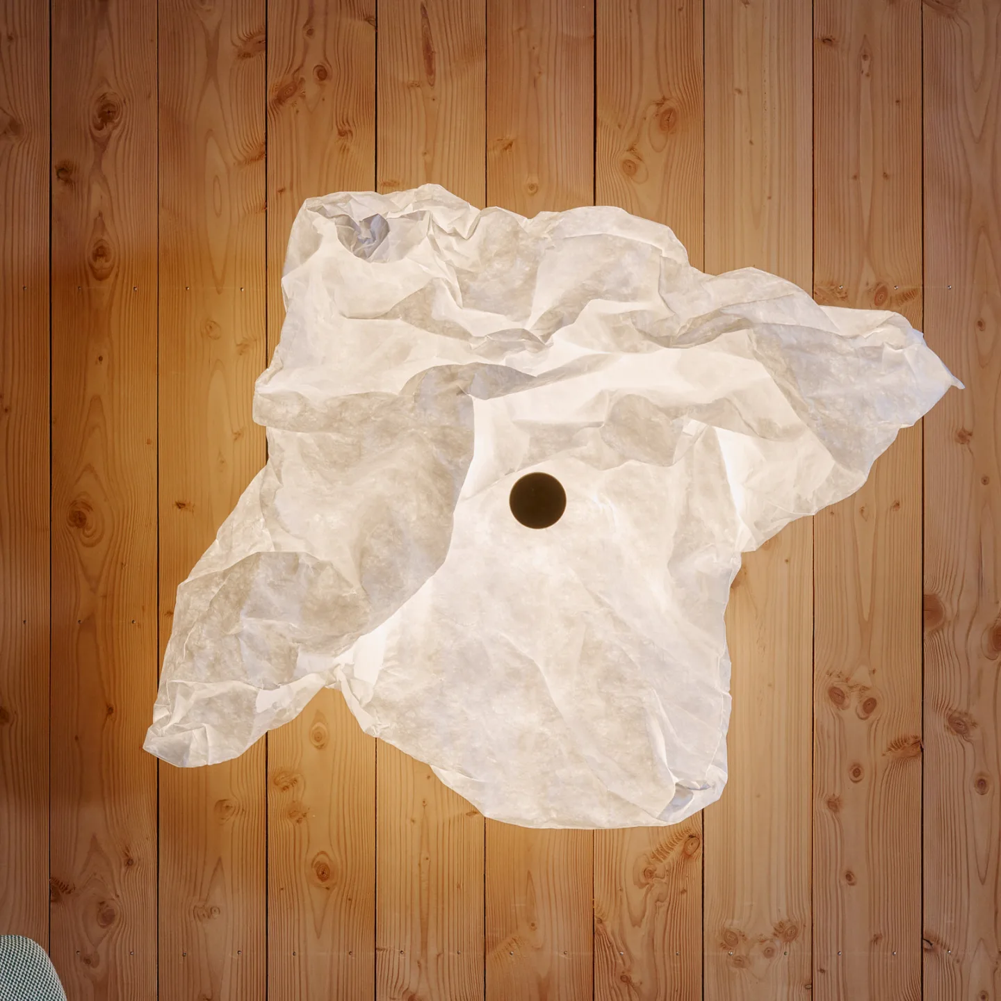 Maap W1 Wandleuchte, Länge 150 cm, 4-flg., weiß, E27 - Flos - Wohnzimmer - Design - Stoff / Textil - Mehrflammig