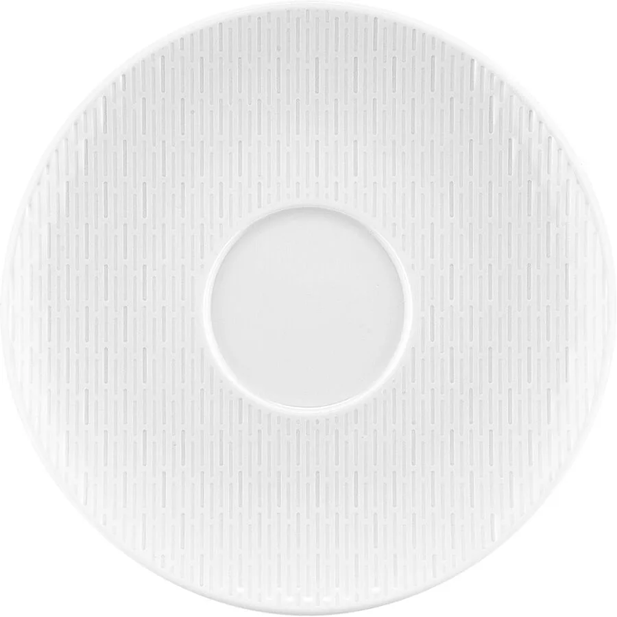 BAUSCHER Untertasse Scope Weiss Porzellan 1.9 cm
